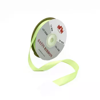 06 Лента атласная 1,2см*27,4м (6128 (травяной 8080))