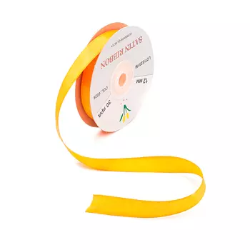 06 Лента атласная 1,2см*27,4м (6028 (оранжевый 8020))