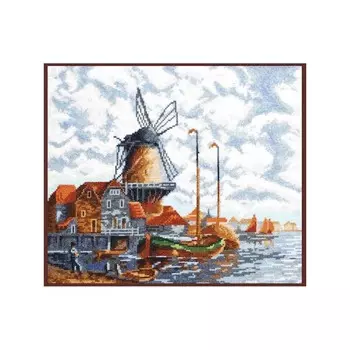 07.018 Набор для вышивания Палитра 'Голландский пейзаж'28х24см