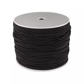 07-3039 Шнур-резинка эластич. 2,5мм*100м ГР (14 черный)