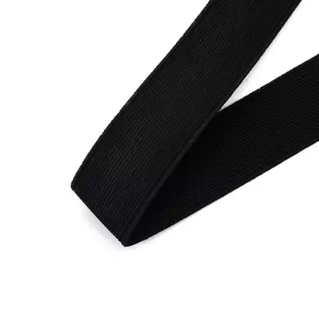 07-3045 Резинка обувная 35мм вязаная (черный)