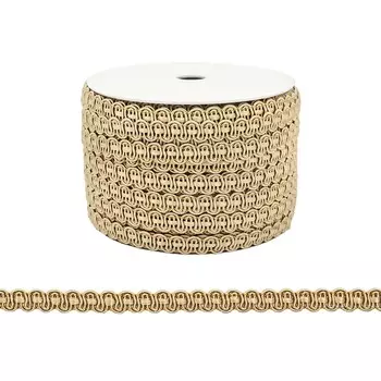 07-8021 Тесьма 8мм *40м (05 бежевый)