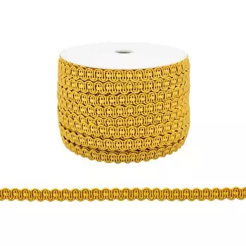 07-8021 Тесьма 8мм *40м (11 золото)