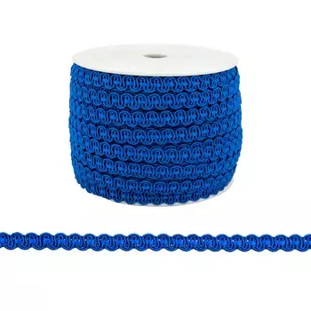 07-8021 Тесьма 8мм *40м (20 василек)