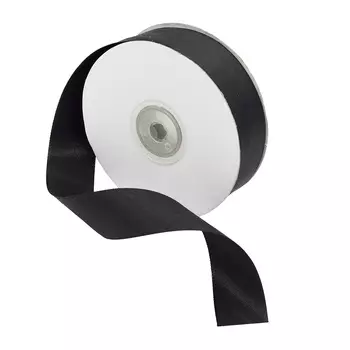 07 Лента атласная 2,5см*32,9м (8141/3173 черный)