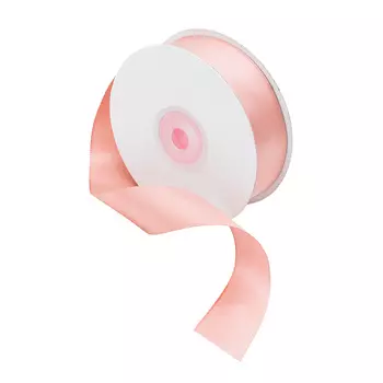 07 Лента атласная 2,5см*32,9м (8042 гр. розовый)