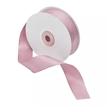 07 Лента атласная 2,5см*32,9м (8045 ст. роза)