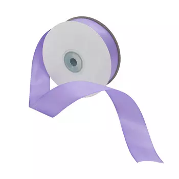 07 Лента атласная 2,5см*32,9м (8121 сиреневый)