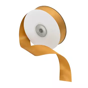 07 Лента атласная 2,5см*32,9м (8132/3130 золотисто-коричневый)