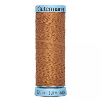 744590 Нить Silk S 303 для тонких отделочных швов, 100м, 100% шелк Гутерманн (448)