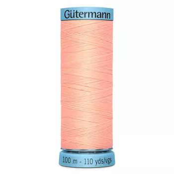 744590 Нить Silk S 303 для тонких отделочных швов, 100м, 100% шелк Гутерманн (586)