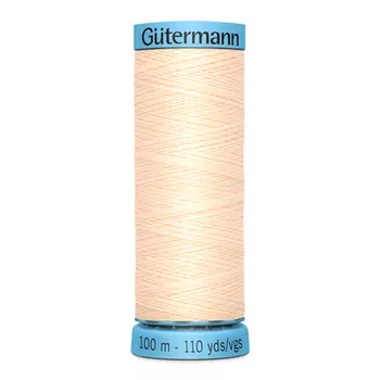 744590 Нить Silk S 303 для тонких отделочных швов, 100м, 100% шелк Гутерманн (414)