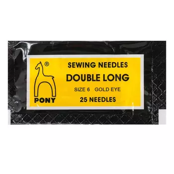 08156 Иглы цыганские №6, упак./25 шт., PONY