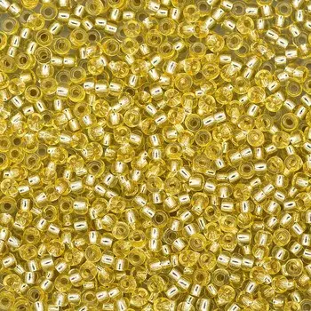 (08283) 331-19001-10/0 Бисер цветной с серебр.центром 10/0 , круг.отв., 20гр Preciosa