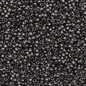 (08349) Бисер прозрачный с перламутр. цвет.центром 10/0, круг.отв., 50г, Preciosa