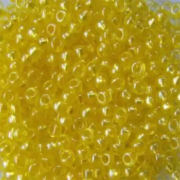 (08386) Бисер прозрачный с перламутр. цвет.центром 10/0, круг.отв., 50г, Preciosa