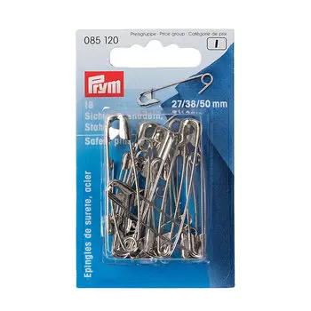 085120 Булавки английские (сталь) 0-3 серебр.цв. Prym