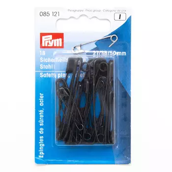 085121 Булавки английские (сталь) 0-3 черные цв. Prym