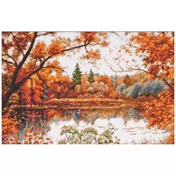 08.008 Набор для вышивания 'Палитра' 'Отражение осени', 39х26 см