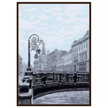 08.023 Набор для вышивания Палитра 'Итальянский мост. Санкт-Петербург' 19х27 см