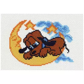 0929 Канва с рисунком Матренин посад 'Лунная колыбель' 16*20 см (10*12 см)