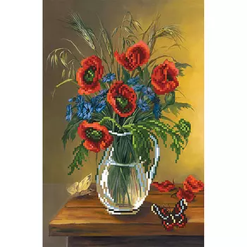 09/Б Набор для вышивания бисером 'Матренин посад' 'Степной аромат', 28*34 см