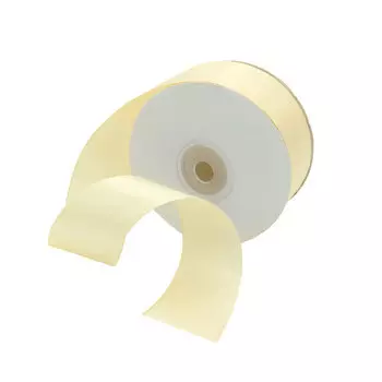 09 Лента атласная 3,8см*32,9м (8125 св.бежевый)