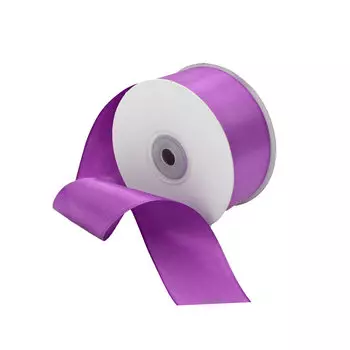 09 Лента атласная 3,8см*32,9м (8120 т.сиреневый)