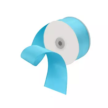 09 Лента атласная 3,8см*32,9м (8094/3153 бирюзовый)