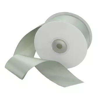 09 Лента атласная 3,8см*32,9м (8137 серый)