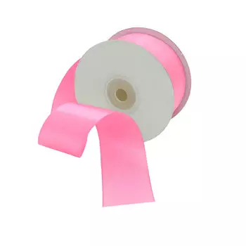 09 Лента атласная 3,8см*32,9м (8039 яр. розовый)