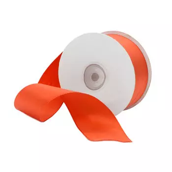 09 Лента атласная 3,8см*32,9м (8031 алый)