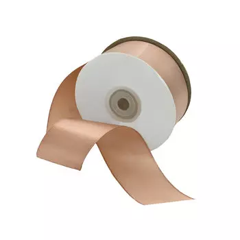 09 Лента атласная 3,8см*32,9м (8130 кремовый)