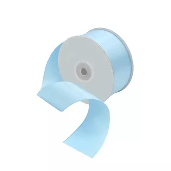 09 Лента атласная 3,8см*32,9м (8099/3105 св.голубой)