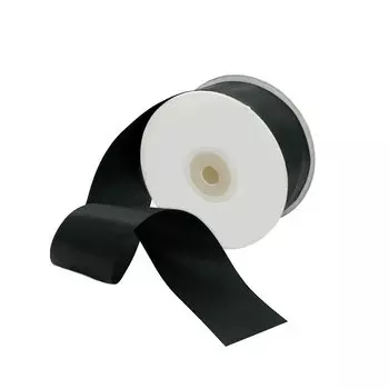 09 Лента атласная 3,8см*32,9м (8141/3173 черный)