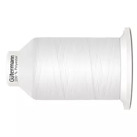 09 Нить Miniking универсальная, 1000м, 100% п/э Gutermann 715263 (800 белый)