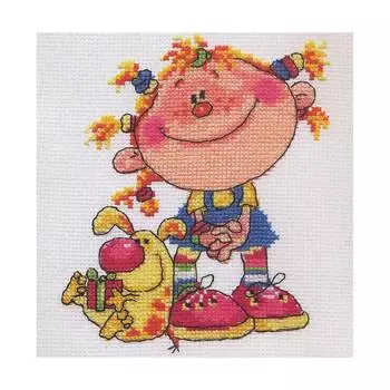 0-04 Набор для вышивания АЛИСА 'Егоза' 11*14см