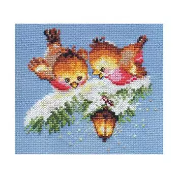 0-102 Набор для вышивания АЛИСА 'На огонек' 14*13см