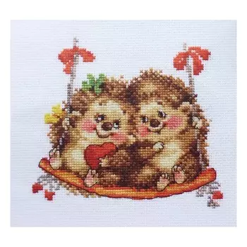 0-115 Набор для вышивания АЛИСА 'На качелях' 14*15см