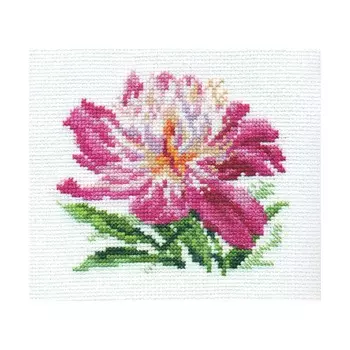 0-119 Набор для вышивания АЛИСА 'Розовый пион' 10*11см