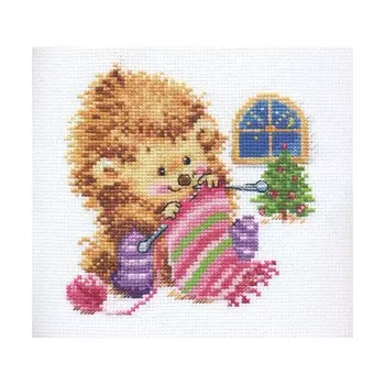 0-120 Набор для вышивания АЛИСА 'А кому вяжу - не скажу!' 13*13см