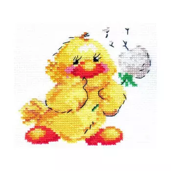 0-34 Набор для вышивания АЛИСА 'Утенок' 11*10см