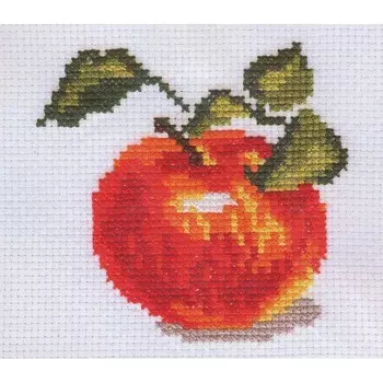 0-49 Набор для вышивания АЛИСА 'Яблочко' 8*8см