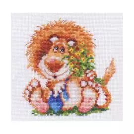 0-55 Набор для вышивания АЛИСА 'Лева' 12*13см
