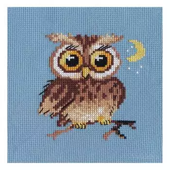 0-56 Набор для вышивания АЛИСА 'Совенок' 10*10см
