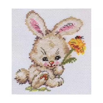 0-58 Набор для вышивания АЛИСА 'Зайка' 10*12см