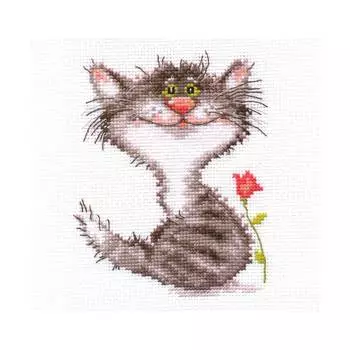 0-86 Набор для вышивания АЛИСА 'Кис' 11*14см