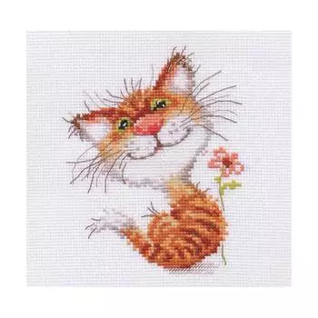 0-87 Набор для вышивания АЛИСА 'Кисочка' 12*14 см