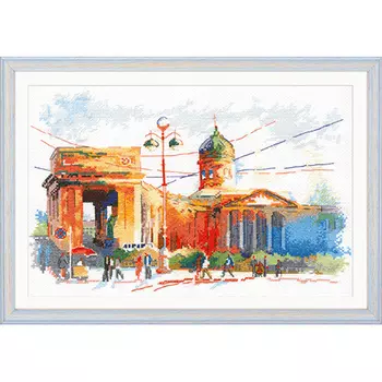 1004 Набор для вышивания ОВЕН 'Казанский собор' 28*18см