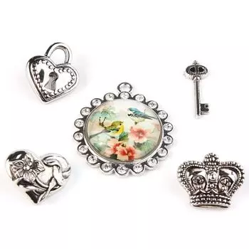 10068, Пуговицы-фигурки. Винтажная мода Dress It Up